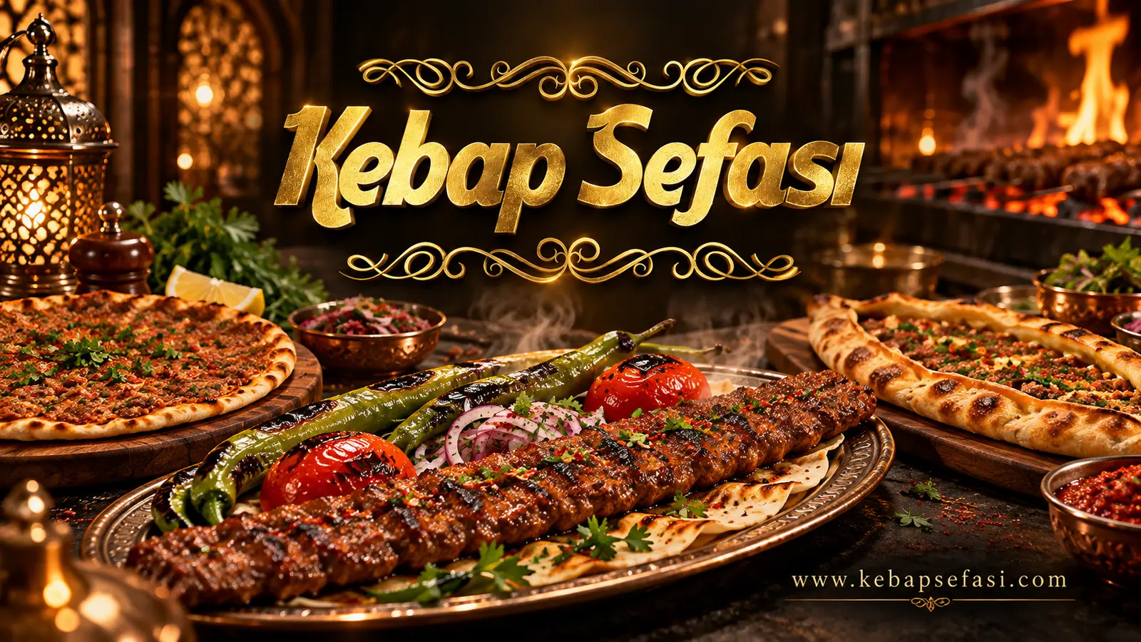 Izgara kebap, lahmacun ve pide — Kebap Sefası Öveçler