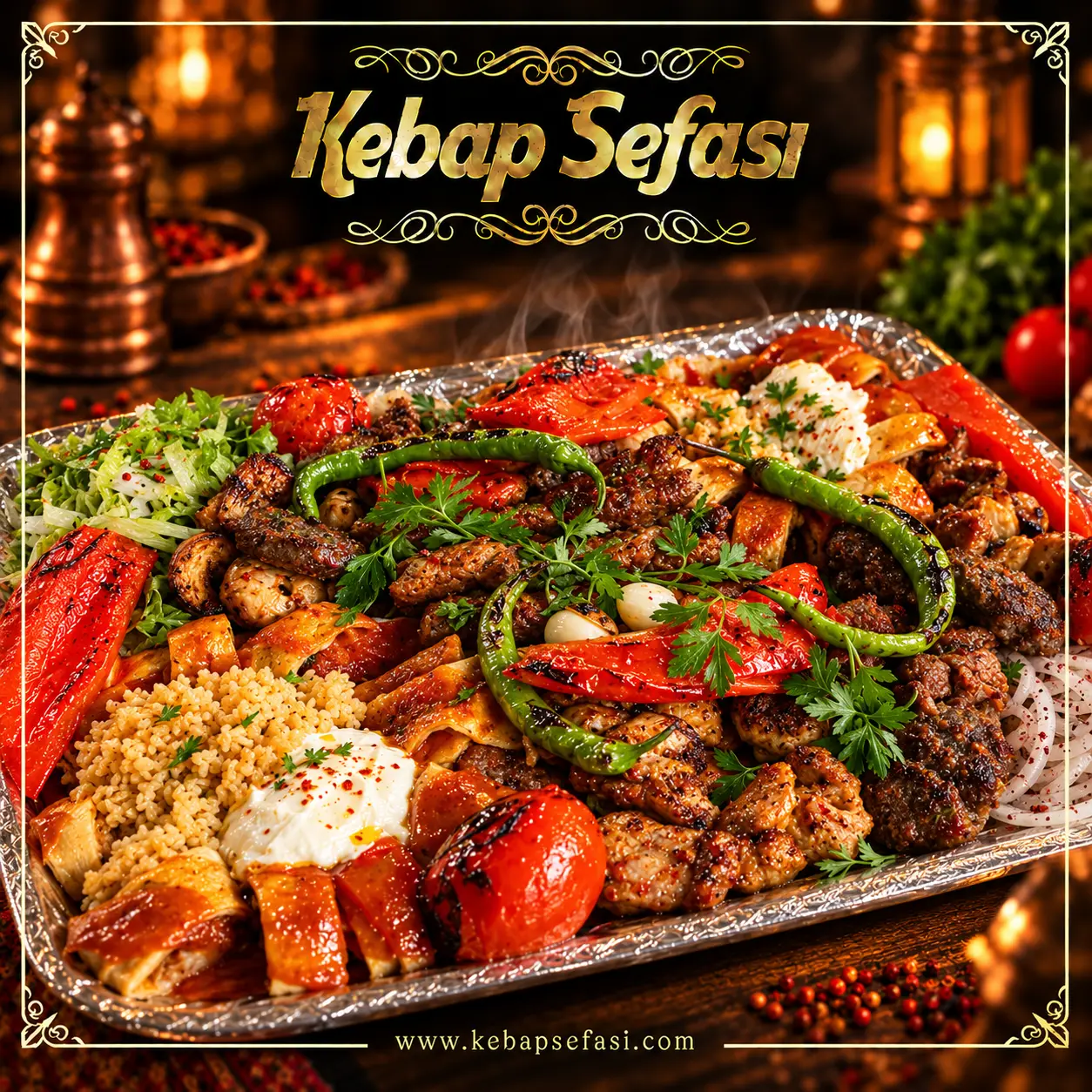 Karışık kebap ziyafeti — Kebap Sefası Öveçler